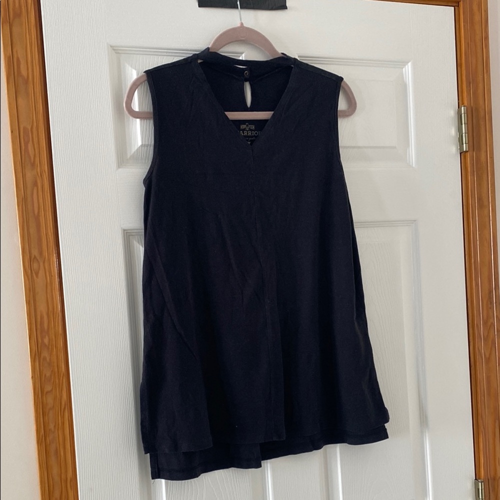 Black Sleeveless choker Top